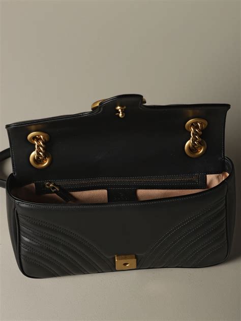 borsa gucci donna nera|borsello gucci nero.